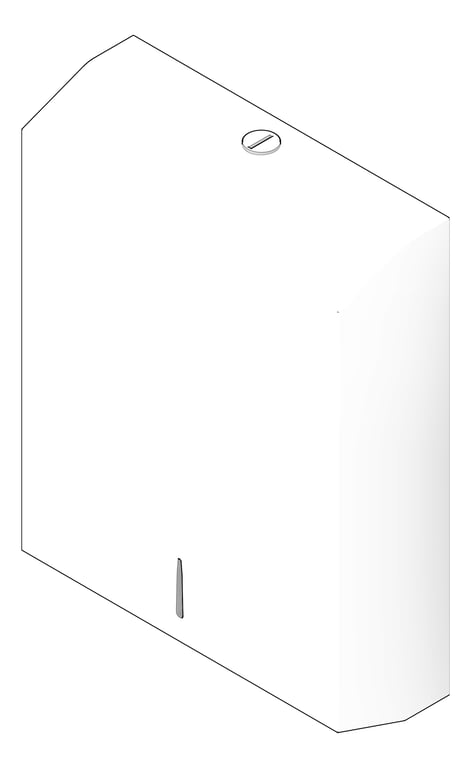 3D Documentation Image of PaperTowelDispenser SurfaceMount 3monkeez Slimline