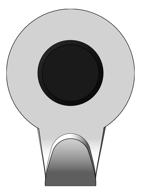 Front Image of RobeHook SurfaceMount 3monkeez