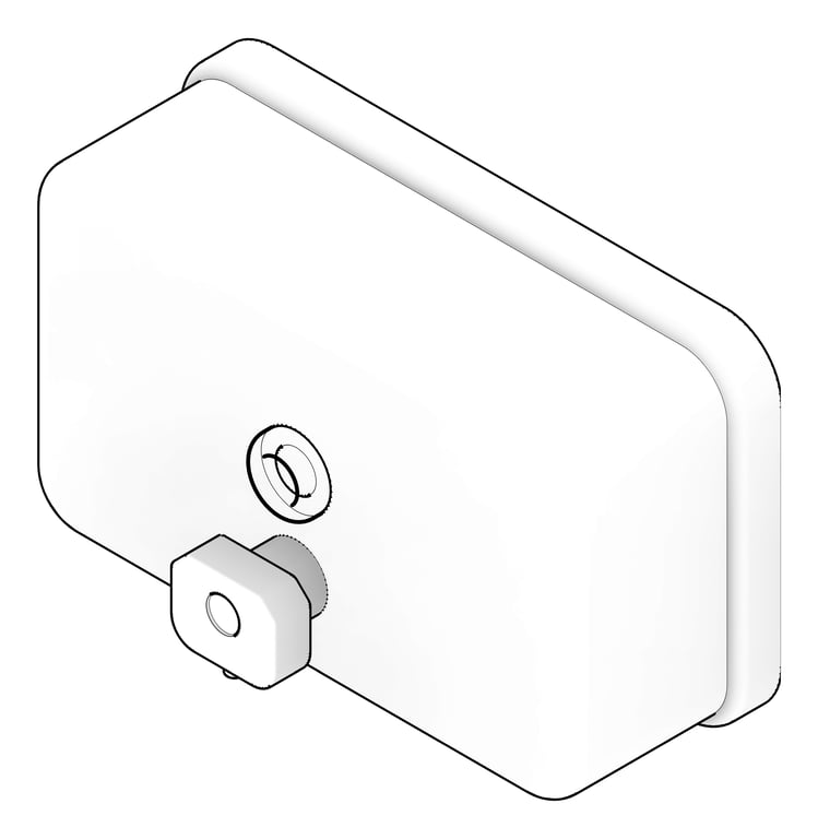 3D Documentation Image of SoapDispenser SurfaceMount 3monkeez