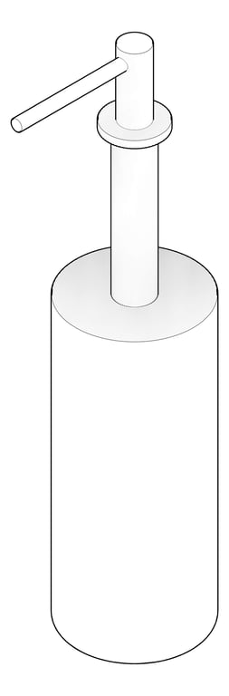 3D Documentation Image of SoapDispenser VanityMount 3monkeez