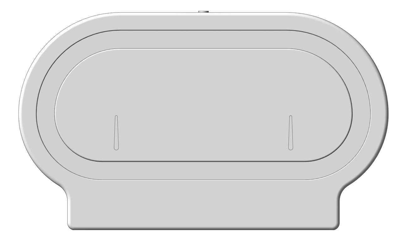 Front Image of ToiletRollHolder SurfaceMount 3monkeez Jumbo Double