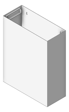 3D Shaded Image of WasteReceptacle SurfaceMount 3monkeez 22L