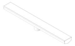 3D Documentation Image of Drain Grate 3monkeez In2Gr8 Strip50