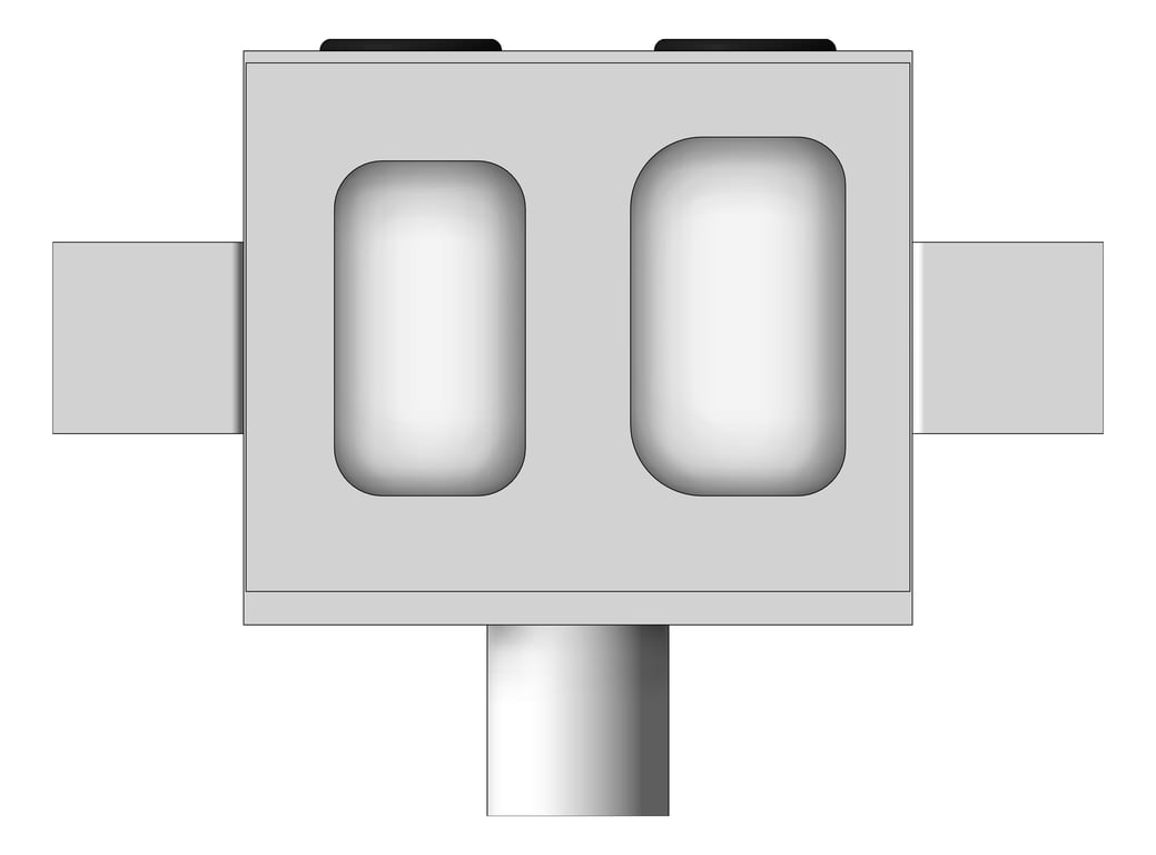 Front Image of Tundish Wall 3monkeez AirConditioner ExtendedFrontSleeve