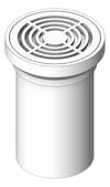 3D Shaded Image of Waste Floor 3monkeez Arrestor Round 112mm
