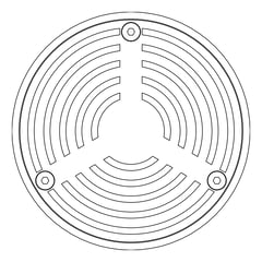 Plan Image of Waste Floor 3monkeez Arrestor Round 150mm