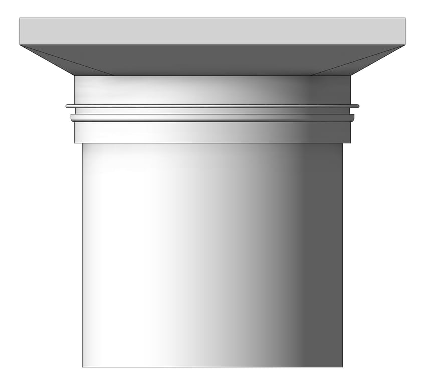 Front Image of Waste Floor 3monkeez Arrestor Square 150Pipe 200mm