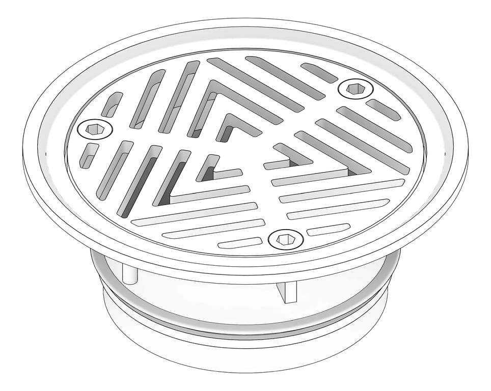 3D Documentation Image of Waste Floor 3monkeez RoundVinyl150