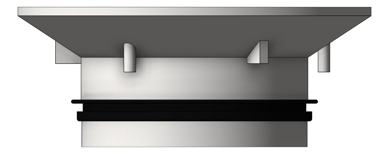 Left Image of Waste Floor 3monkeez RoundVinyl150