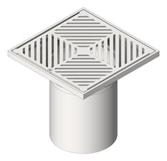 3D Shaded Image of Waste Floor 3monkeez Square225 150Pipe