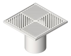 3D Shaded Image of Waste Floor 3monkeez Square300 150Pipe