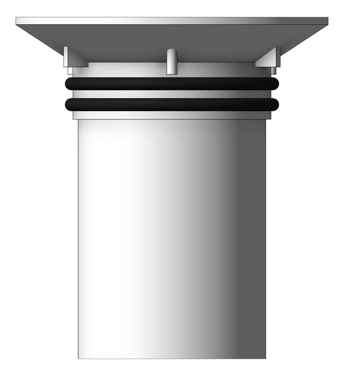 Front Image of Waste Floor 3monkeez Vinyl Arrestor Round 150mm