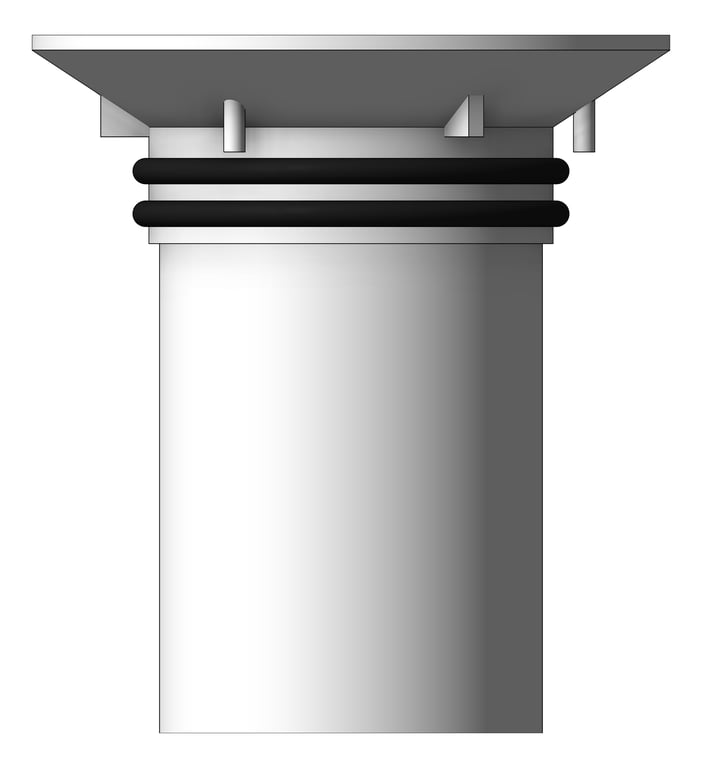 Left Image of Waste Floor 3monkeez Vinyl Arrestor Round 150mm