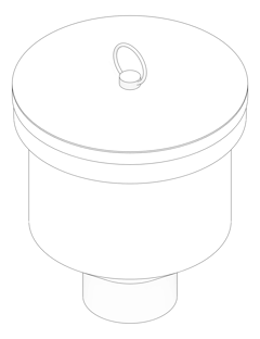 3D Documentation Image of Waste Sink 3monkeez Arrestor 125mm