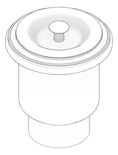 3D Documentation Image of Waste Sink 3monkeez Arrestor 40mm