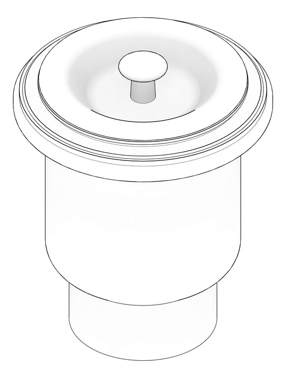 3D Documentation Image of Waste Sink 3monkeez Arrestor 40mm