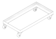 3D Documentation Image of Waste Sink 3monkeez Arrestor FrameAndCastor