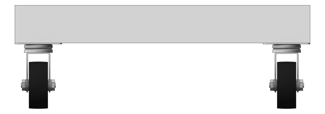 Front Image of Waste Sink 3monkeez Arrestor FrameAndCastor