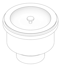 3D Documentation Image of Waste Sink 3monkeez Domestic Arrestor