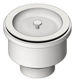 3D Shaded Image of Waste Sink 3monkeez Domestic Arrestor