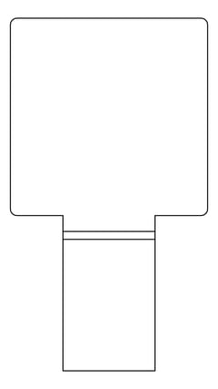Plan Image of Waste Sink 3monkeez ScrapBracket Adjustable