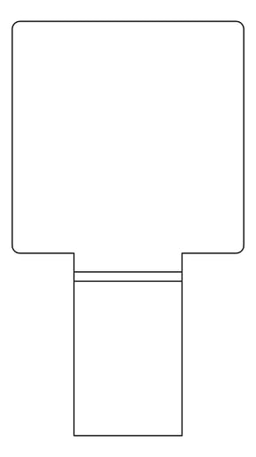 Plan Image of Waste Sink 3monkeez ScrapBracket Adjustable