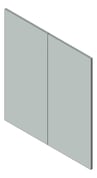 3D Shaded Image of Cabinet Door ABP Hinged Pinboard