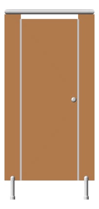 Front Image of Cubicle FloorMounted ABP Leichhardt Laminex