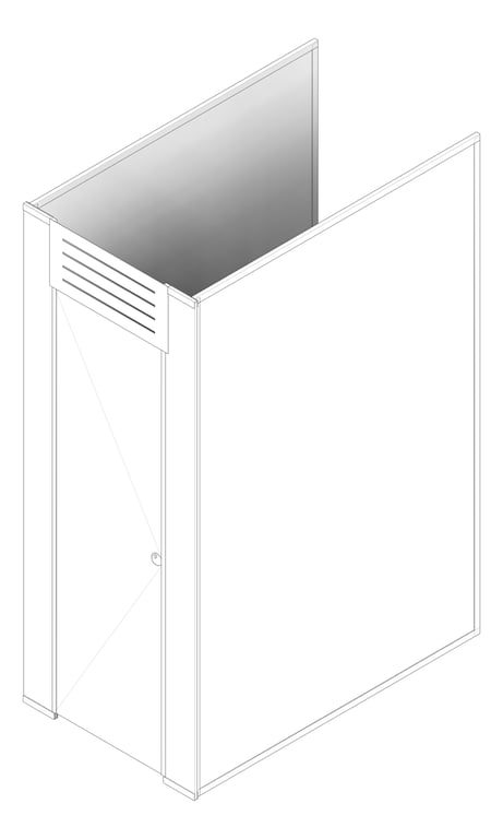 3D Documentation Image of Cubicle FloorToCeilingMounted ABP Blaxland AbetLaminati