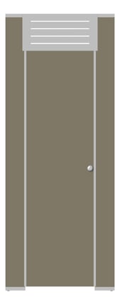 Front Image of Cubicle FloorToCeilingMounted ABP Blaxland AbetLaminati