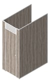 3D Presentation Image of Cubicle FloorToCeilingMounted ABP Blaxland Laminex