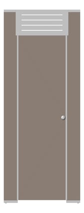 Front Image of Cubicle FloorToCeilingMounted ABP Blaxland Laminex