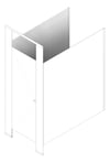 3D Documentation Image of Cubicle FloorToCeilingMounted ABP Wentworth Laminex