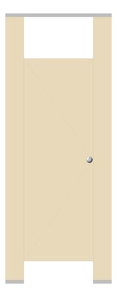 Front Image of Cubicle FloorToCeilingMounted ABP Wentworth Laminex