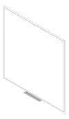 3D Documentation Image of Board Classroom ABP White Framed