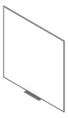 3D Presentation Image of Board Classroom ABP White Framed