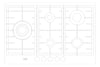 Plan Image of Cooktop Gas AEG 750