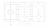 Plan Image of Cooktop Gas AEG 900