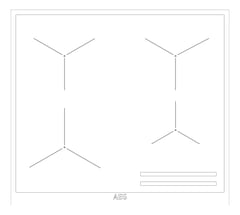 Plan Image of Cooktop Induction AEG 600 StainlessTrim