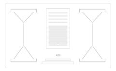 Plan Image of Cooktop Induction AEG 830 DowndraftExtractor