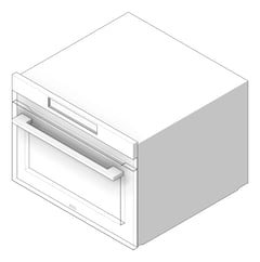3D Shaded Image of Oven Electric AEG 600 Compact