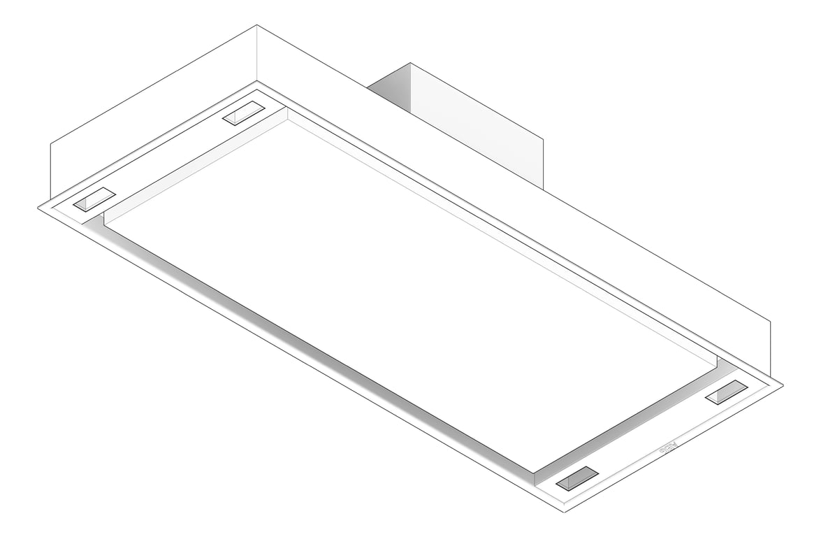 3D Documentation Image of Rangehood Ceiling AEG 1200
