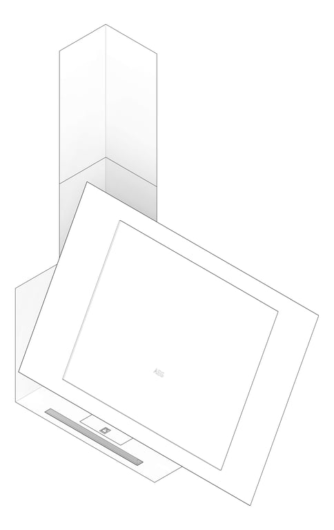 3D Documentation Image of Rangehood Inclined AEG 900
