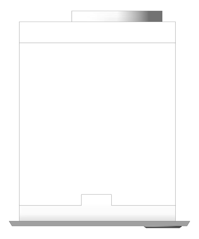 Left Image of Rangehood Integrated AEG 860 BaffleFilter
