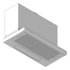3D Shaded Image of Rangehood Telescopic AEG 600