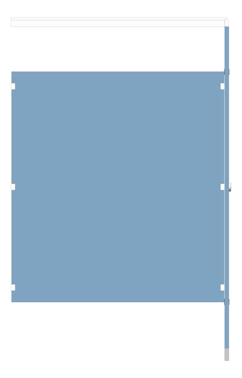 Left Image of CubicleArray FloorAnchored AccuratePartitions HDPE OverheadBraced