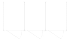 Plan Image of CubicleArray FloorToCeilingAnchored AccuratePartitions PhenolicColorThru MaximumPrivacy