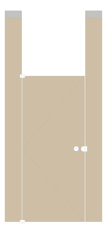 Front Image of Cubicle CeilingHung AccuratePartitions LaminateMoistureGuard