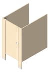 3D Shaded Image of Cubicle FloorAnchored AccuratePartitions LaminateMoistureGuard