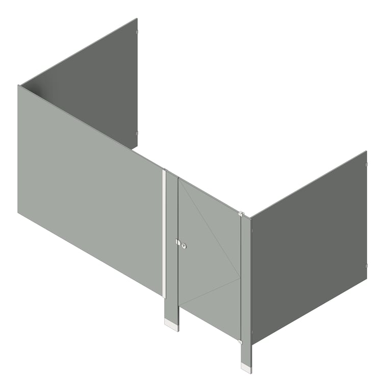 Image of Cubicle FloorAnchored AccuratePartitions PhenolicColorThru Alcove